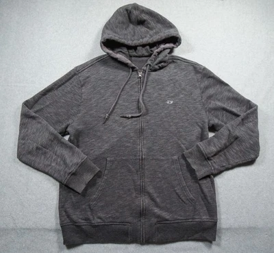 Vineyard Vines Sudadera Para Hombres Grande Gris Sudadera con Capucha Cremallera Completa Suéter Exterior Informal Foto 1 de 4