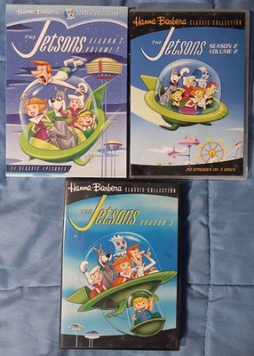The Jetsons: Season 2 Vol 1 &2 + Season 3 DVD Lot Set Hanna-Barbera - Image 1 of 4