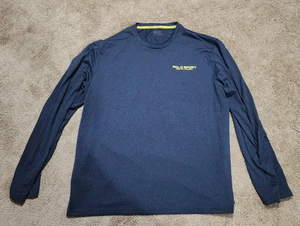 Polo Sport Ralph Lauren Long Sleeve Blue Shirt, Thermovent Performance wear, XXL - Picture 1 of 4