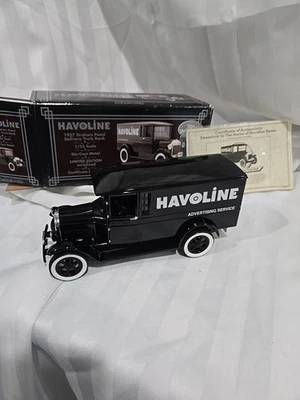 全新 ERTL 1927 格莱姆面板卡车银行 带证书 1: 25 比例 HAVOLINE (TY44) — 第 1/4 张图片