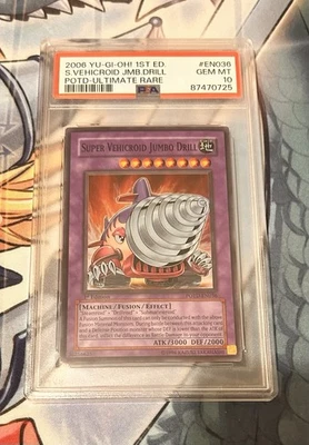 Super Vehicroid Jumbo Drill POTD-EN036 PSA10 Gem Mint 1st Edition 1st - Image 1 of 2
