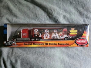 Hotwheels Racing Transporter Hendrick Mortorsports  100 Victories  Semi Truck - Picture 1 of 3