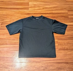 Uniqlo U Airism Oversized T-Shirt Dark Green sz Small High Quality Cotton Poly - Picture 1 of 7
