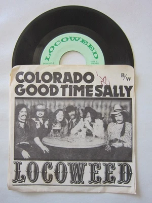 Hear PRIVATE 70s COUNTRY ROCK Locoweed PEPPERS TUNE COLORADO w/Pic Sleeve EX Foto 1 de 4
