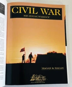 Civil War Re-enactment Hardback Color Photo Book HAGAN & HAGAN - Imagen 1 de 3