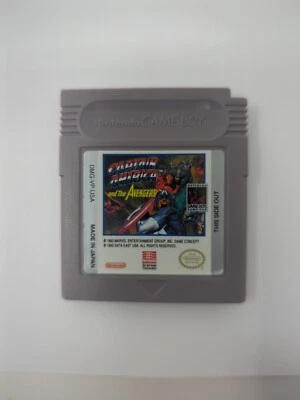 Captain America and The Avengers - Gameboy Cartridge Authentic - Изображение 1 из 4