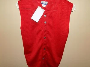 Camiseta deportiva sin mangas para jóvenes Reebok roja talla M NUEVA - Imagen 1 de 4