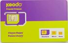 New  KOODO3/1 Mobile SIM  Prepaid Postpaid 60min/24hr sevriceCAN/USA 4168160338