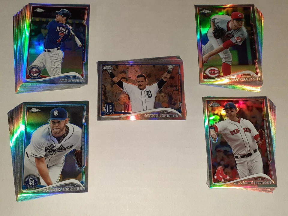 2014 TOPPS CHROME REFRACTOR PARALLEL - #1 to #220 - U PICK FROM LIST - Image 1 of 1