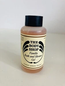 Body Shop Vanilla Foaming Bath Shower Gel Vintage 1990s Ultra RARE - Picture 1 of 6
