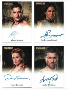 Spartacus - Autogramm, Requisite & Kostüm Reliktkarte Auswahl NM Rittenhouse - Bild 1 von 52