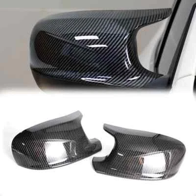 Tapa de cubierta de espejo retrovisor de puerta lateral estilo M de fibra de carbono para BMW X1 E84 X3 F25 2010-2013 Foto 1 de 4