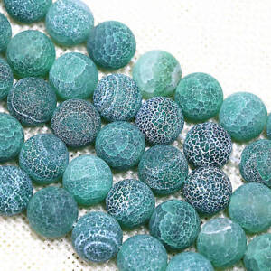 6/8/10mm Green Dream Fire Agate Gemstone Round Loose Beads 15''