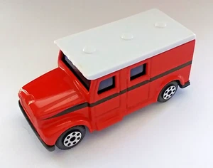Maisto Armored Car Van Red Die Cast Metal Truck, 1/64 Scale, Never Played With. - Picture 1 of 5