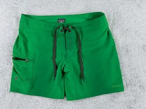 Patagonia Board Shorts Womens 12 Green Wave Farer Cargo Swim Trunks Beach - Picture 1 of 14