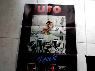 UFO~FORCE IT~ MEGA RARE~ PROMO ONLY~ EXCELLENT SHAPE CHRYSALIS ~POSTER - Image 1 of 3