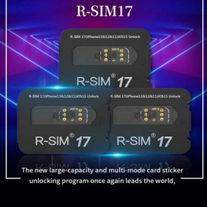 R-SIM17 RSIM Nano Unlock Card for iPhone 13 12 11 Pro Max X XR 8 7 iOS15 5G NEW