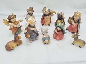 Set Presepe 11 Pezzi Sacra Famiglia e Magi El Carte Ingles Madrid Natale - Foto 1 di 20