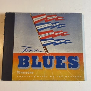 10" 78 RPM Set (4) Firestone Presents Famous Blues - Imagen 1 de 12