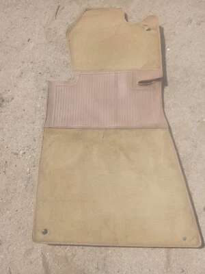 Alfombra de conductor Mercedes R107 450 380 560 SL alfombrilla alfombrilla palomino bronceado Foto 1 de 4