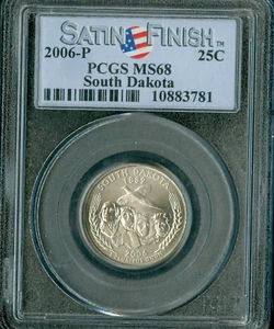 2006 P SOUTH DAKOTA QUARTER PCGS MS68 S.F.  * - Picture 1 of 2