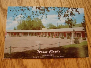 New Vintage Postcard WAYNE CLARK'S ELMDALE MOTEL Souix City IOWA - Picture 1 of 1