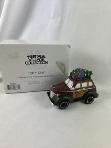 Dept 56 CITY TAXI Heritage Village 58894 Retirado con Caja Original - Imagen 1 de 10