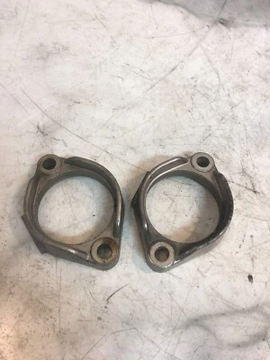 04 Moto Guzzi California Vintage 1100 header pipe exhaust mount collars flanges - Image 1 of 3