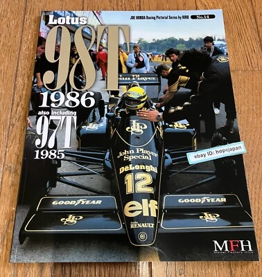 Lotus 98T 1986 97T 1985 Joe Honda Racing Pictorial series by HIRO Ayrton Senna - Image 1 of 4