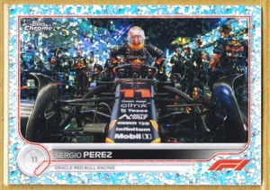 2022 Topps Chrome Formula 1 Mini Diamond Refractors #23 Sergio Perez /299 - Photo 1 sur 2