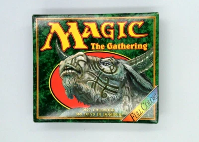 Magic the Gathering~1997 Day Calendar "365 Days in Dominaria"~New/Unused - Image 1 of 4