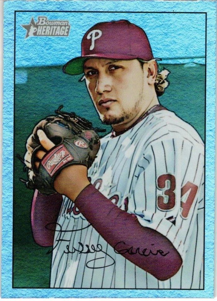 Freddy Garcia 2007 Bowman Heritage Rainbow Foil - Image 1 of 1