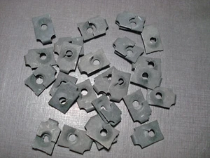 25 pcs #14 interior exterior black phosphate steel sheet metal screw J nuts Nash - Picture 1 of 8