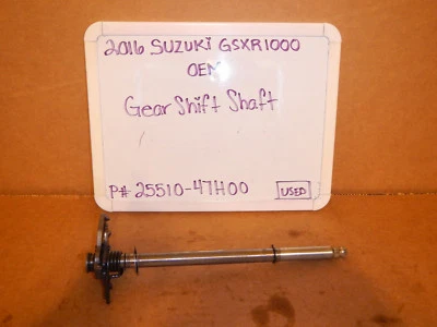2016 2009-2016 Suzuki GSXR1000 OEM Gear Shift Shaft 25510-47H00 - Image 1 of 4