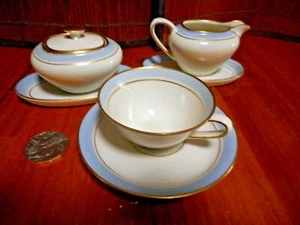 KPM, Fredensborg 1960 Mini Coffee Shot Sugar and Creamer Set - Imagen 1 de 7