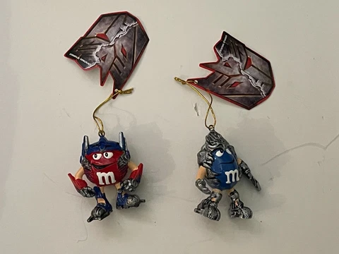 Transformers M&M ornament lot Optimus Prime and Megatron Cover