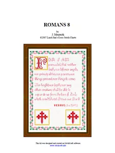 ROMANS 8 - cross stitch chart - Picture 1 of 2