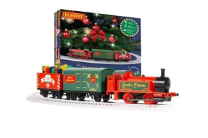 HORNBY R9363M CHRISTMAS SANTA'S EXPRESS BATTERY STARTER SET STEAM LOCOMOTIVE - Picture 1 of 11
