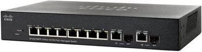 Cisco s- Switch - 8 Ports - Managed - Desktop, Rack-Mountable  SF302-08Pp -K9-NA - Image 1 of 2