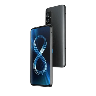 ASUS ZenFone 8 ZS590KS 128GB 8GB RAM 5G Black Sliver - Image 1 of 3