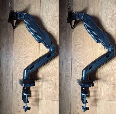 X2 Invision MX150 Gas Monitor Arms 17"-27" Screens Stand Bracket Desk Clamp VESA - Image 1 of 4