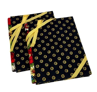 Vera Bradley Vibrant Black Double Picture Frames Set of 2 - Image 1 of 2