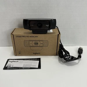 Logitech C920x HD Pro Kamera internetowa Full HD 1080p / 30 kl./s Video Calling Clear Stereo Nowa - Zdjęcie 1 z 13