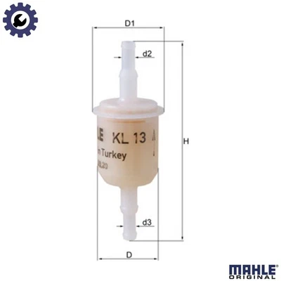 FUEL FILTER KL 13 OF FOR SKODA GAZ SOBOL GAZELLE/Bus/Van/Platform/Chassis  ZAZ - Image 1 of 4