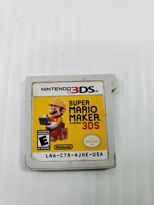Super Mario Maker Nintendo 3DS 2016 Cartridge Only -Working  - Image 1 of 2