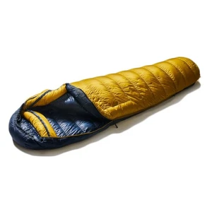 Mummy type sleeping bag air light 480 short mustard 147733 yellow - Picture 1 of 7