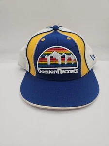 New Era 59FIFTY - Gorra/Gorra Denver Nuggets - Clásicos Retro Madera Dura - Talla 7 1/4 - Imagen 1 de 13