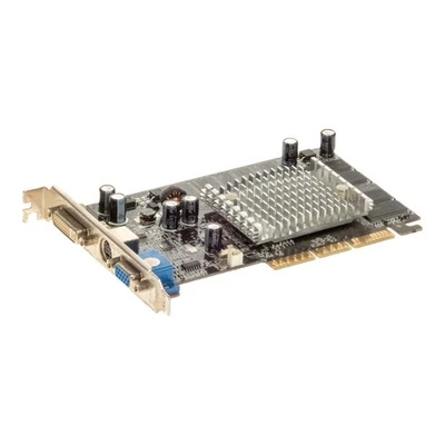 Graphics Card NVIDIA GEFORCE FX5200 AGP8X 128MB TV-OUT DVI NA-52000-TD16-FM8336 - Image 1 of 3