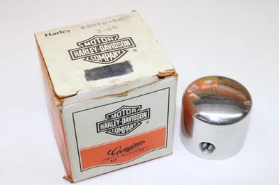 Tapa de cubierta de eje de rueda delantera GENUINA Harley-Davidson 43896-56 - Cabezal de pala Panhead Foto 1 de 4
