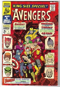 AVENGERS KING-SIZE SPECIAL #1 Fine 6.0 Annual New Avengers Team! - Bild 1 von 3